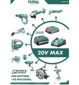 MARTEAU PERCUTEUR TOTAL SDS 1500 Watts